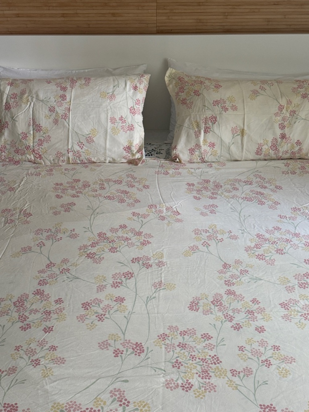 Kohl's Floral Duvet Cover in Pink and Cream